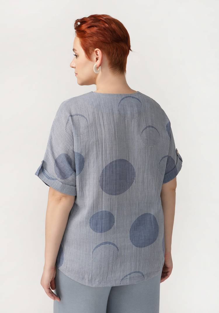 Блуза Повседневный уют шир.  750, рис. 7