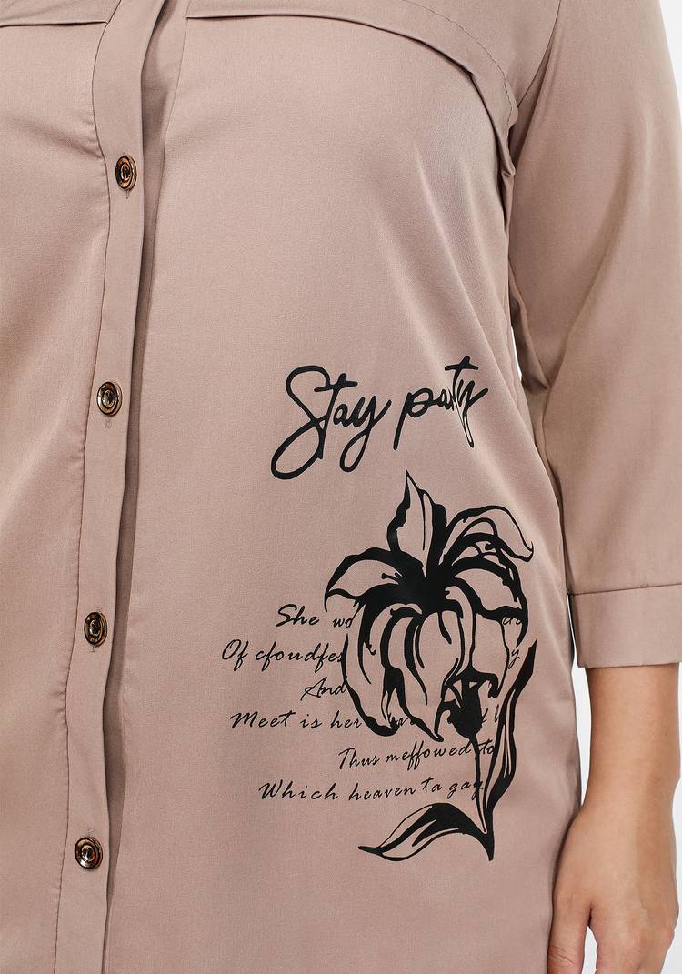 Блуза Приятная прогулка шир.  750, рис. 3