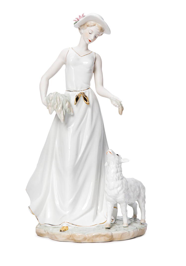 Статуэтка Девушка с питомцем шир.  750, рис. 4