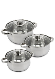 Набор кастрюль Лаура, 3 шт.