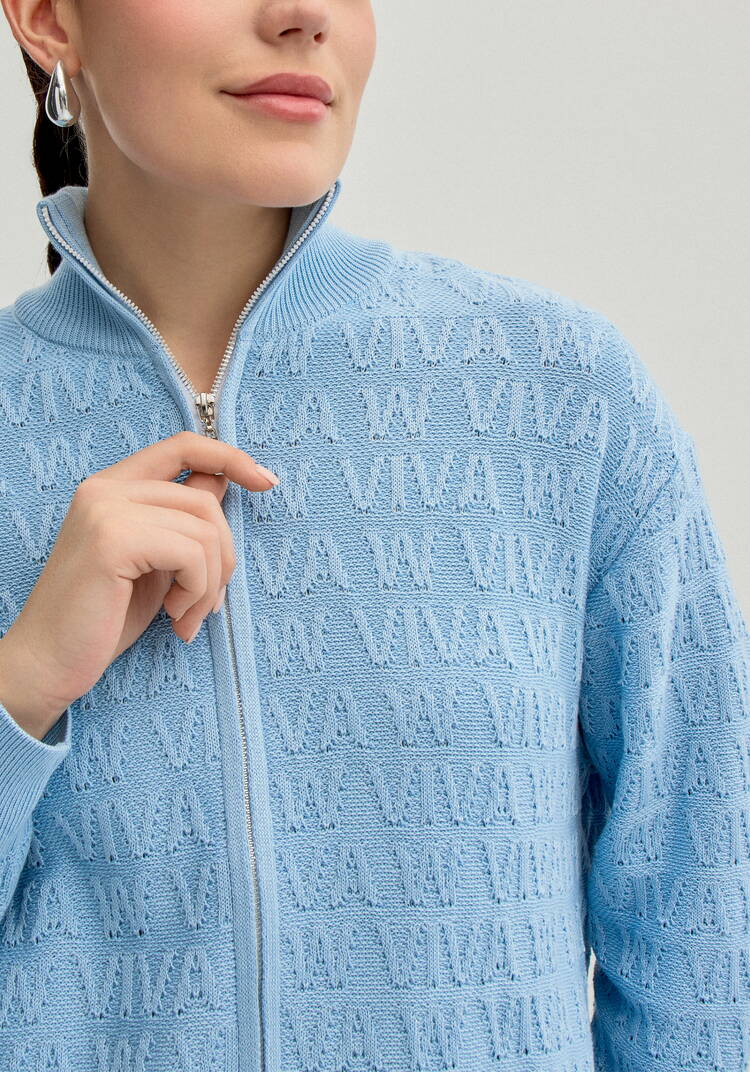 Бомбер на молнии с объемным леттерингом шир.  750, рис. 6