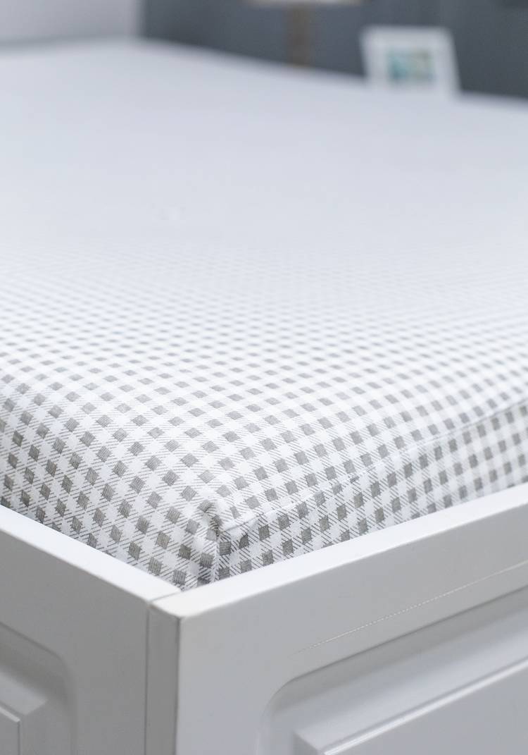 Простыня на резинке Клетка шир.  750, рис. 6