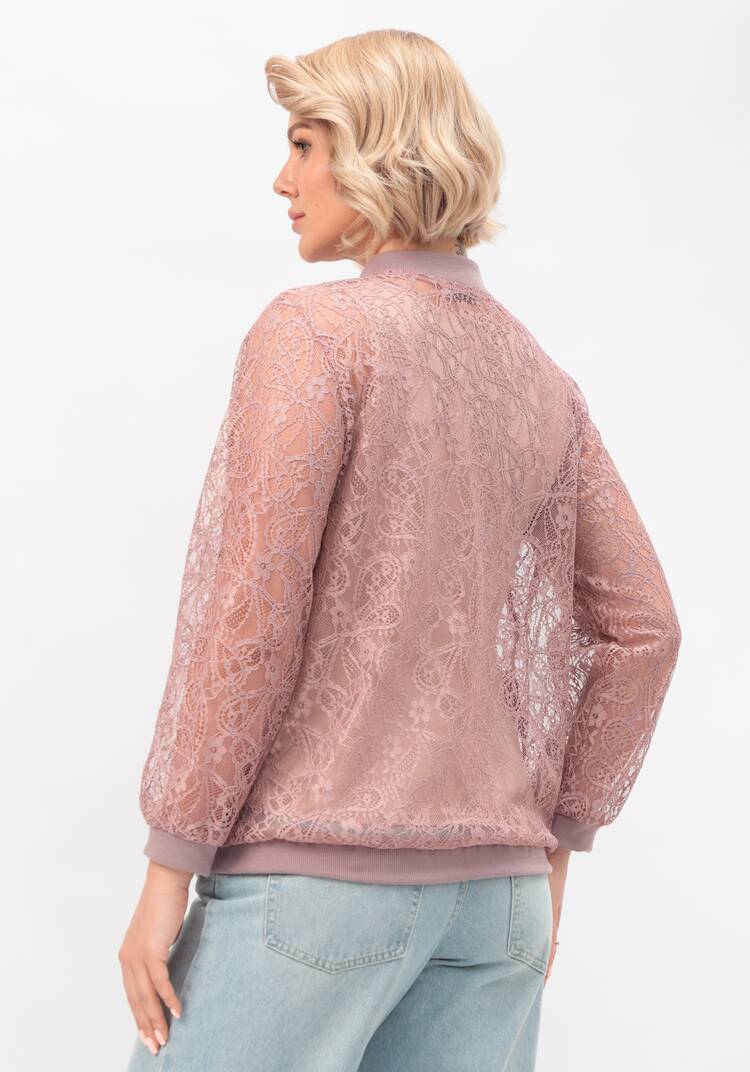 Бомбер кружевной шир.  750, рис. 3