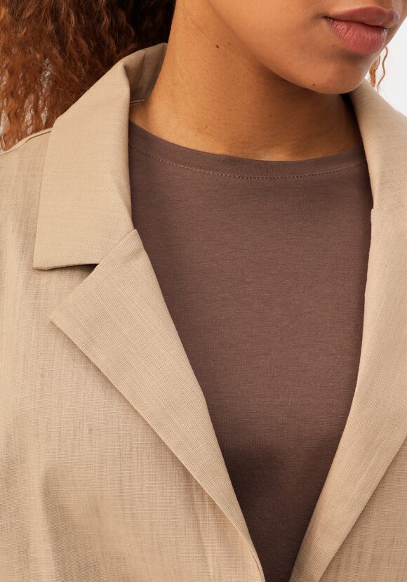 Пиджак изо льна однобортный шир.  580, рис. 13