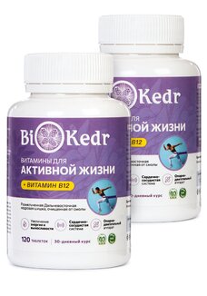 Витаминный комплекс с кедровой шишкой В12,2шт