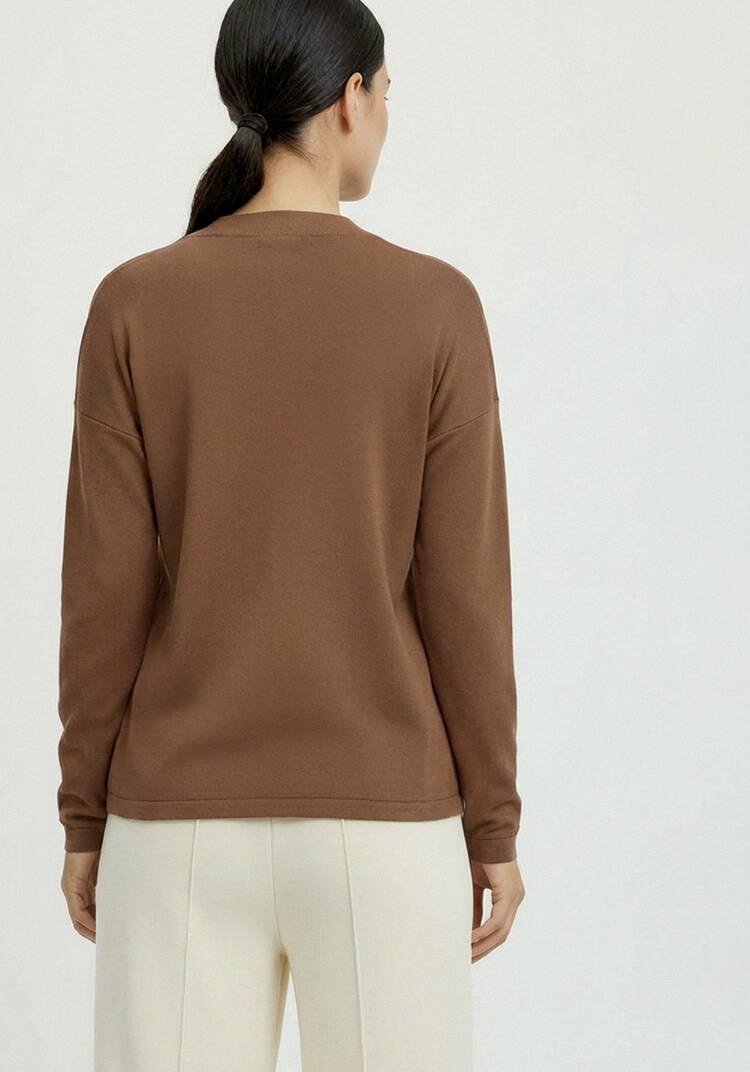 Кардиган на пуговицах утепленный шир.  750, рис. 12