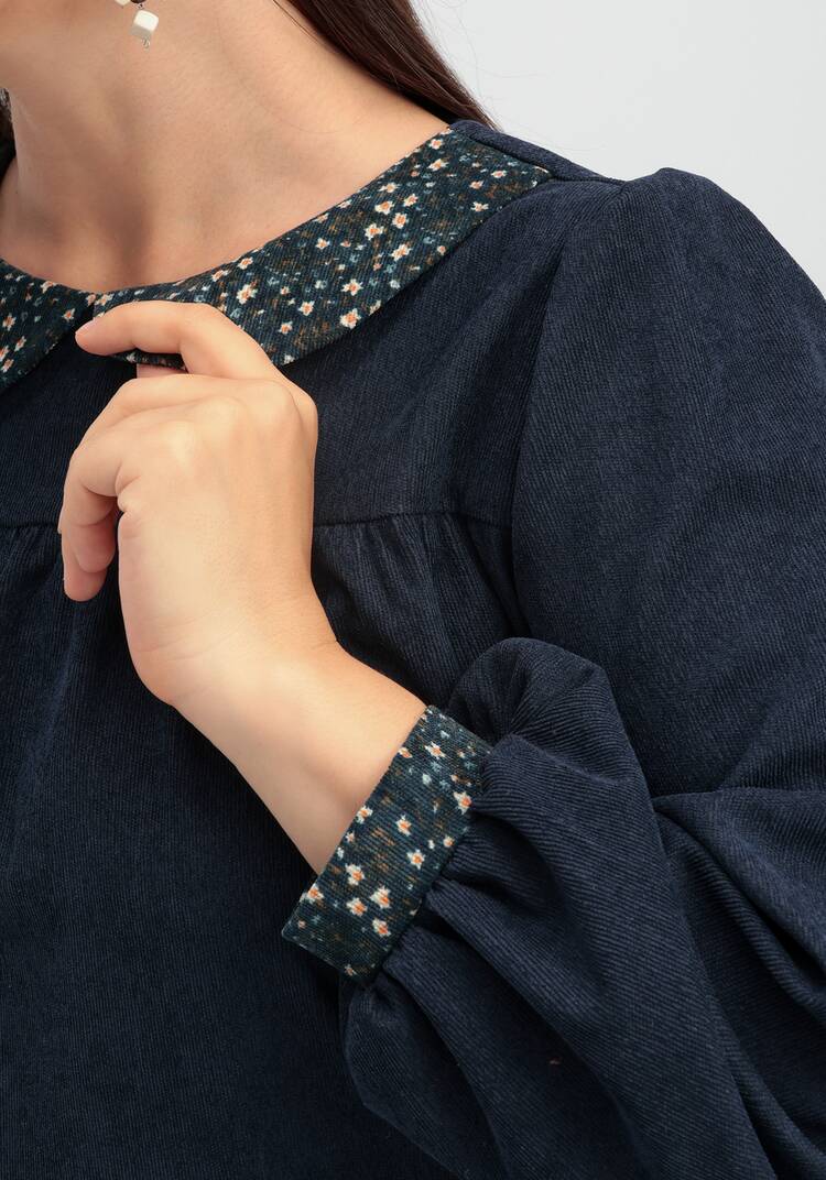 Платье из микровельвета ярусное шир.  750, рис. 14