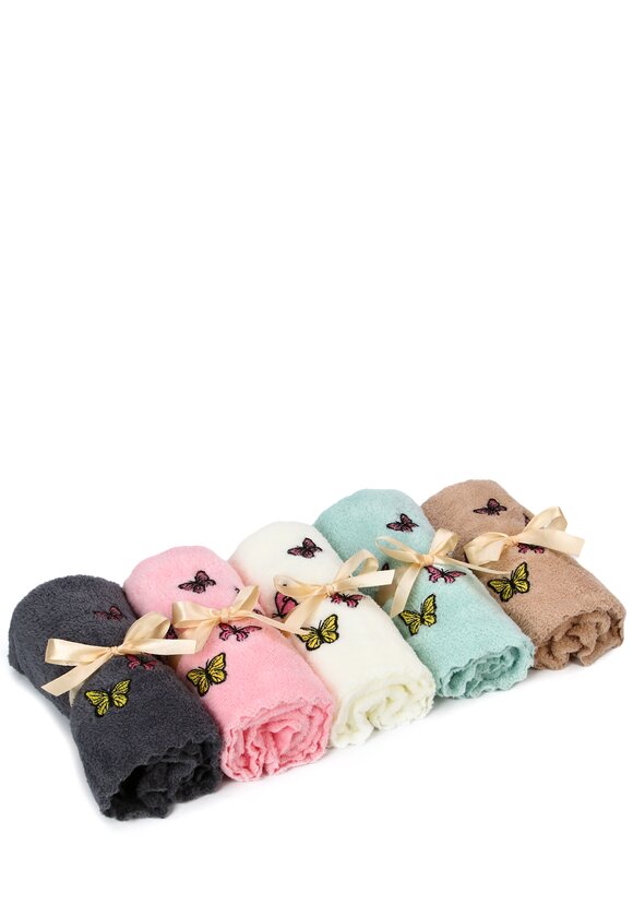 Салфетки из микрофибры Бабочки, 5 шт. шир.  580, рис. 2