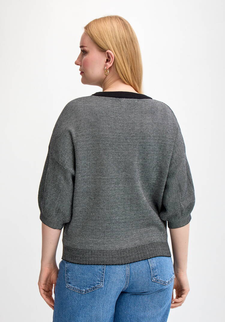 Джемпер с декором и рукавом 3/4 шир.  750, рис. 15