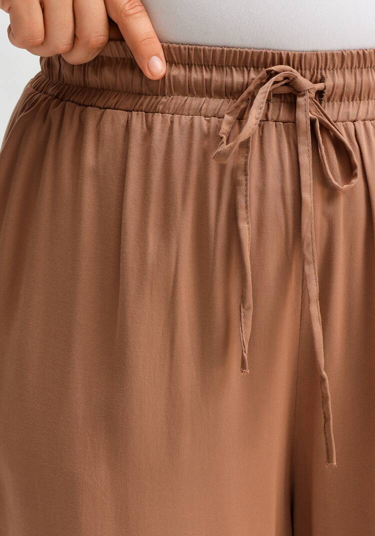 Брюки палаццо с резинкой на поясе шир.  750, рис. 29