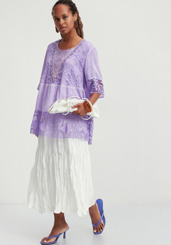 Туника ярусная кружевная шир.  580, рис. 18