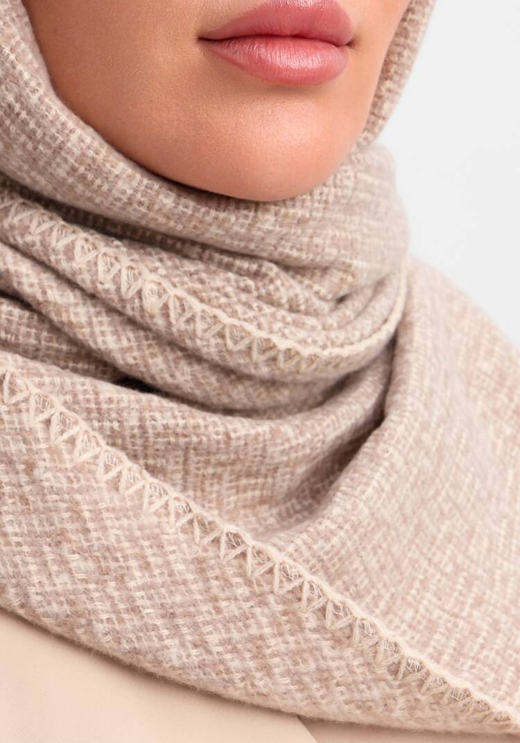 Платок согревающий из кашемира и шерсти шир.  750, рис. 15