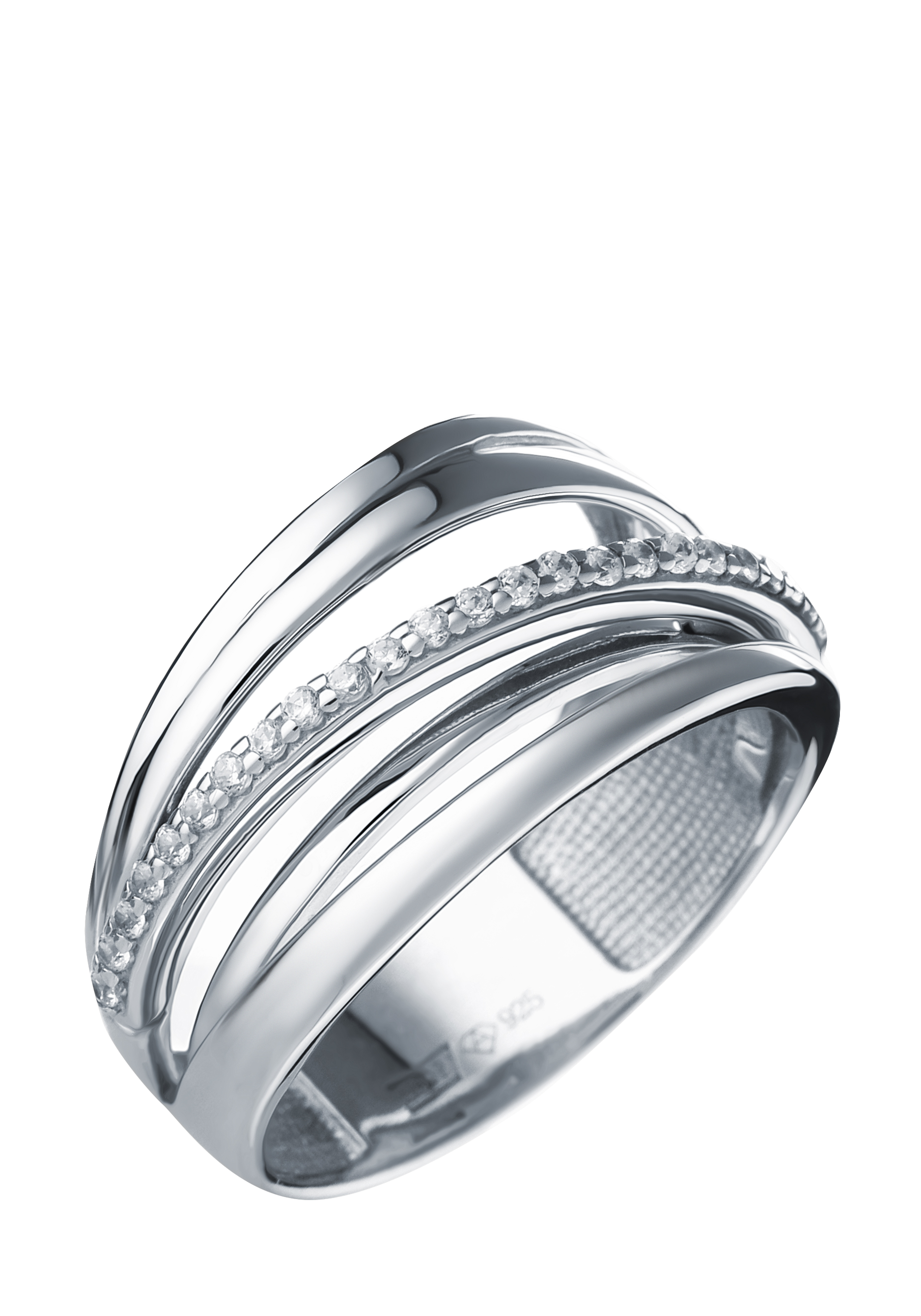серебряное кольцо изысканная роскошь Кольцо серебряное 