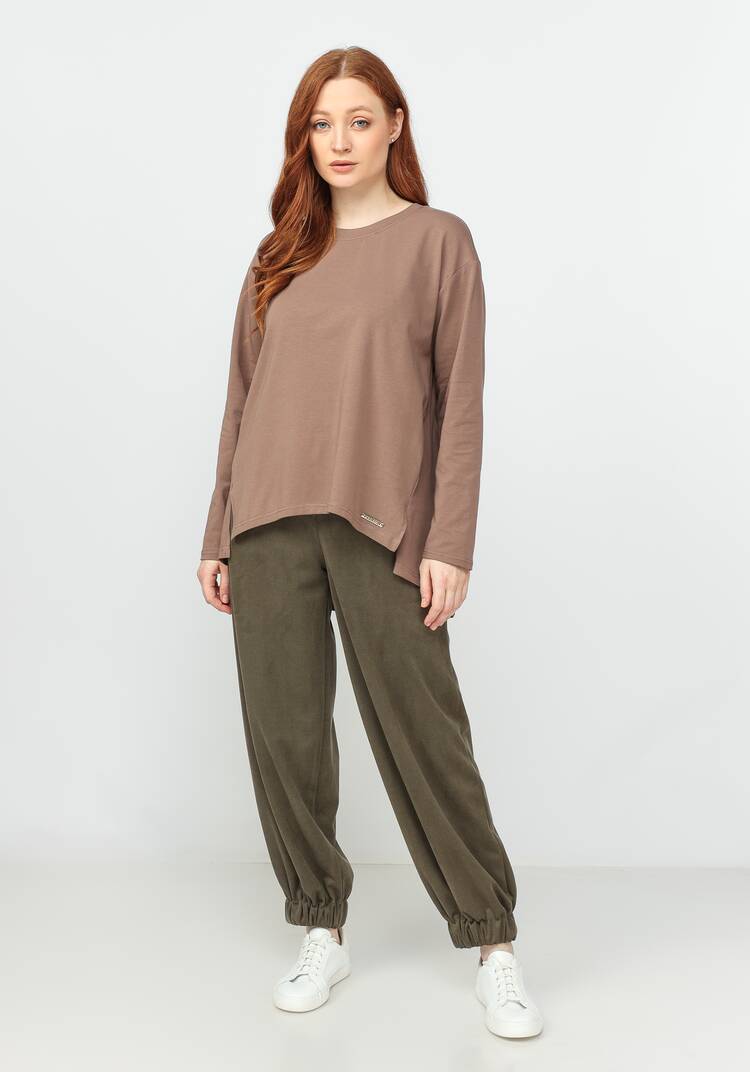 Туника свободного силуэта с разрезами шир.  750, рис. 8