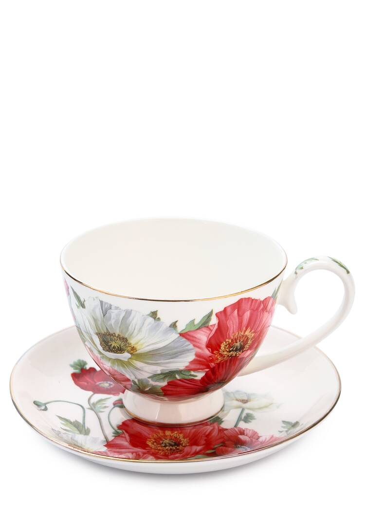 Чайный набор из фарфора Маки, 4 предмета шир.  750, рис. 3