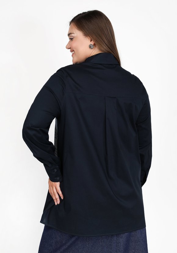 Блуза с имитацией жилетки шир.  580, рис. 3