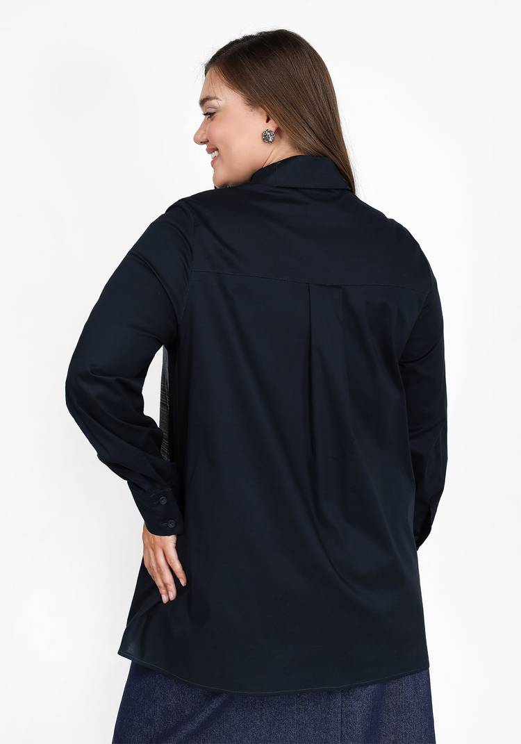 Блуза с имитацией жилетки шир.  750, рис. 3