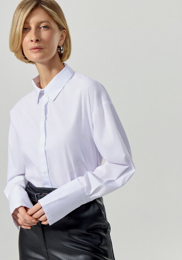Рубашка с объемным манжетом Милена шир.  580, рис. 7