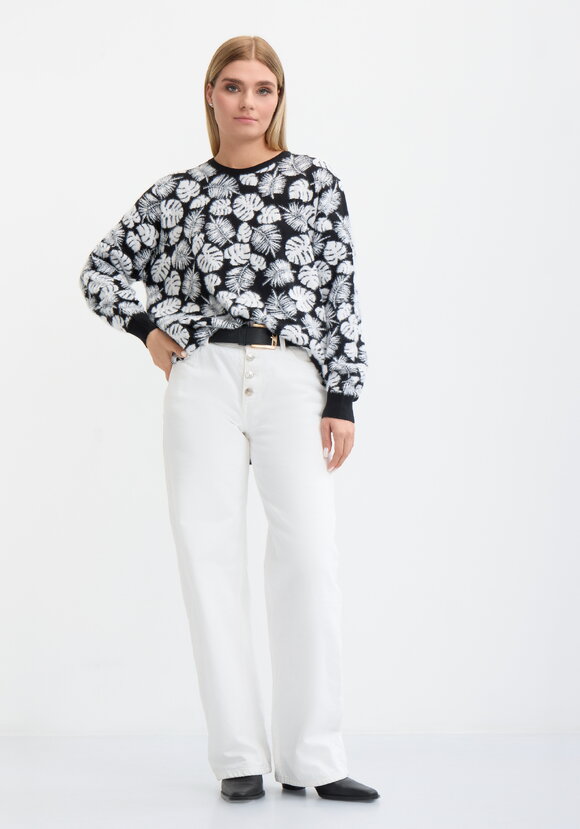 Туника пушистая с принтом шир.  580, рис. 73