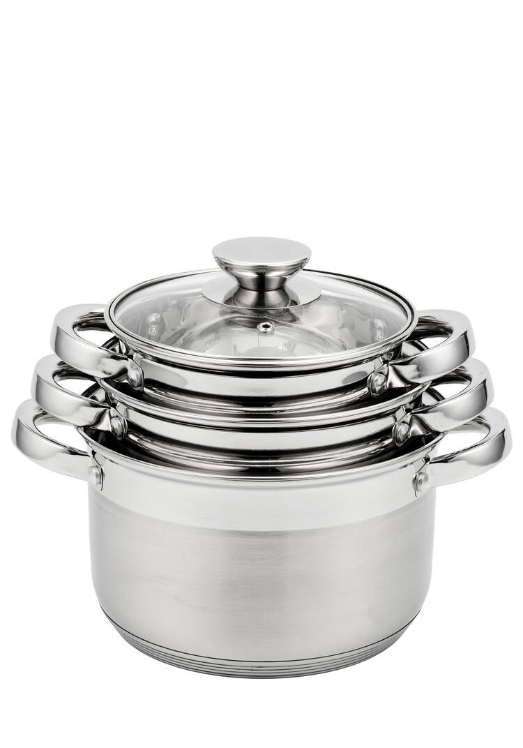 Набор кастрюль с капсульным дном, 6 предметов шир.  750, рис. 3