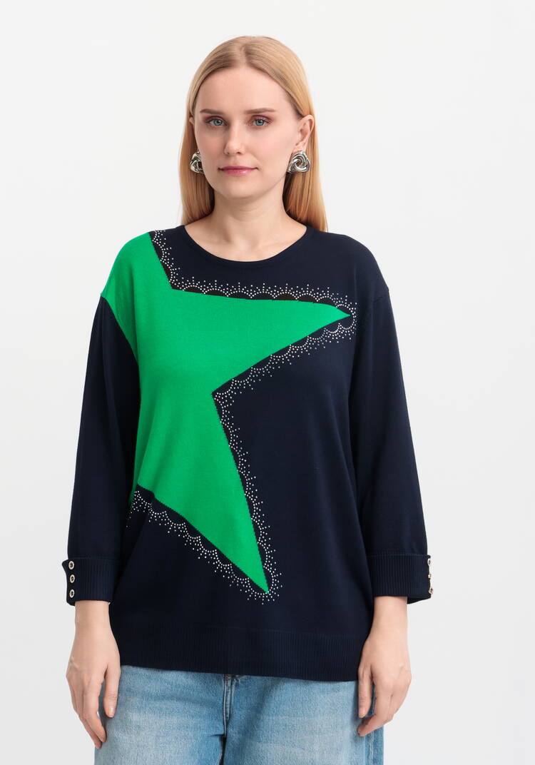 Джемпер Галактика на плечах шир.  750, рис. 31