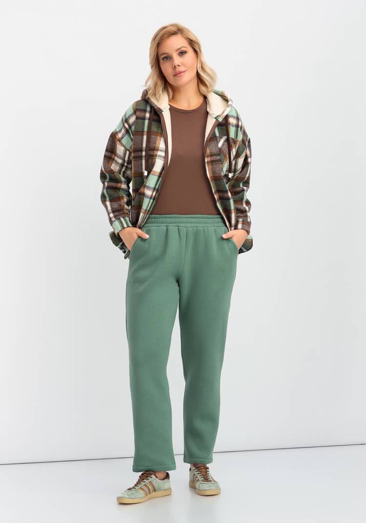 Брюки прямые утеплённые шир.  750, рис. 15