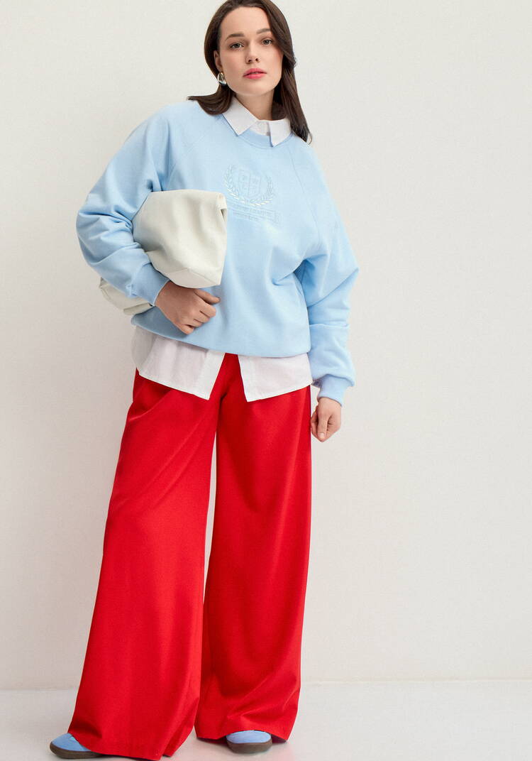 Свитшот с декором на груди шир.  750, рис. 18