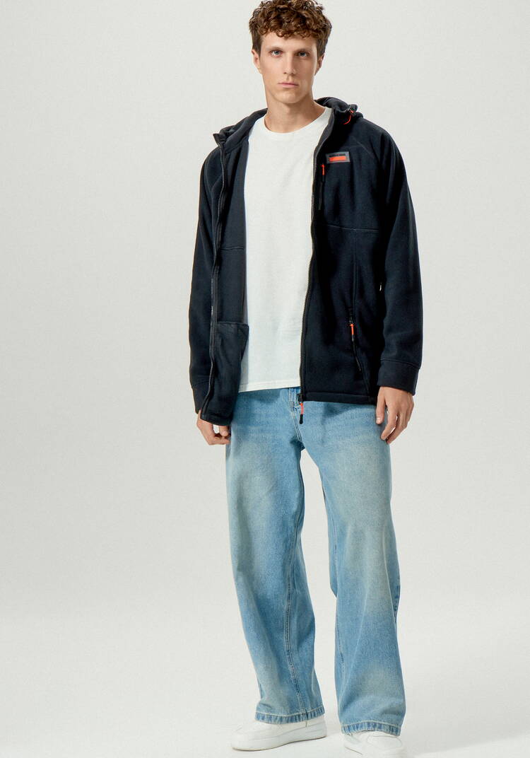 Толстовка с капюшоном и карманами на молнии шир.  750, рис. 16