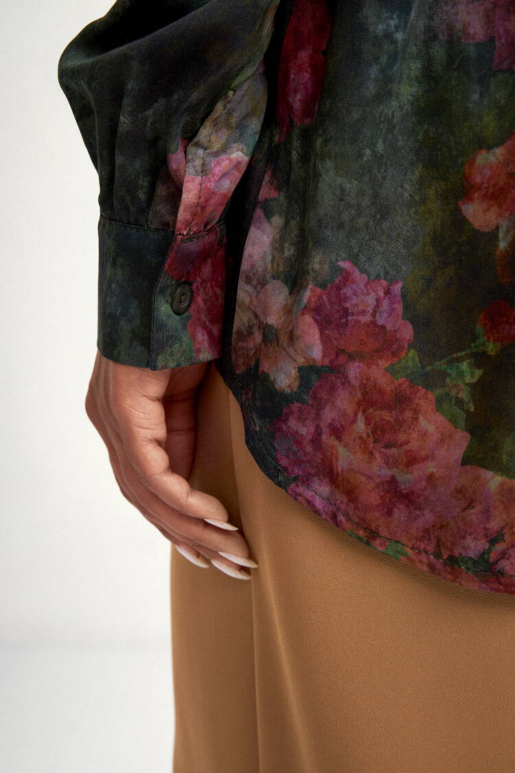 Блуза с потайной застежкой шир.  750, рис. 6