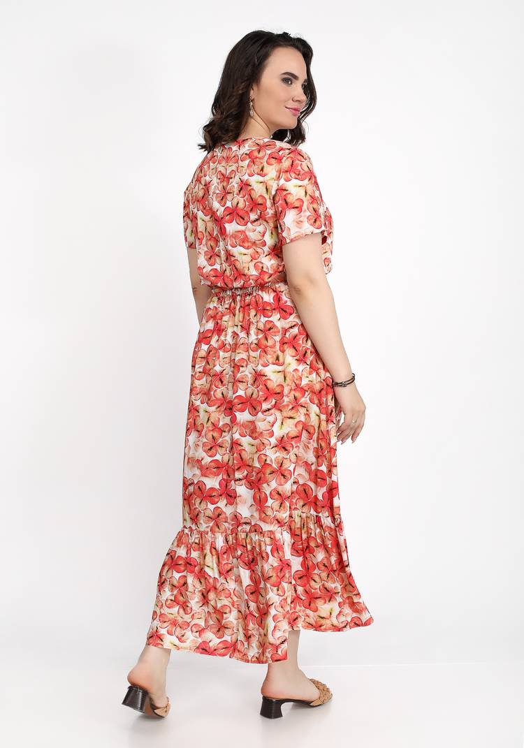 Платье Цветочный версаль шир.  750, рис. 2