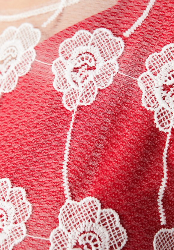 Платье двойка с гипюровой накидкой шир.  580, рис. 23