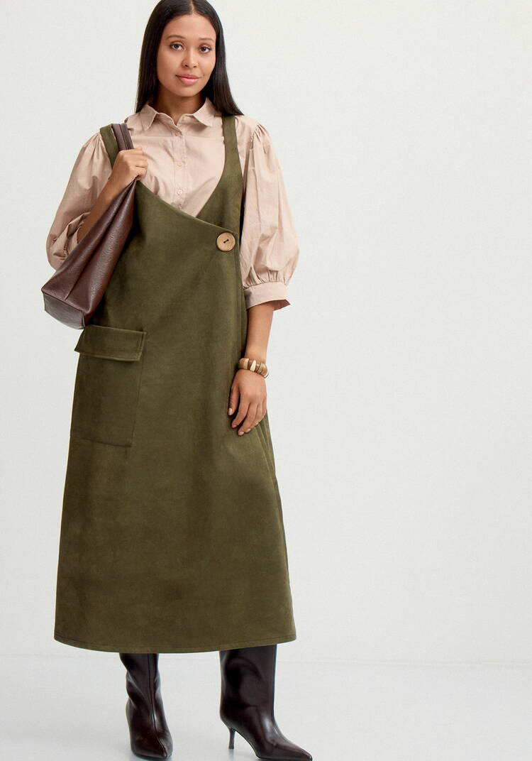 Сарафан с имитацией застёжки шир.  750, рис. 31