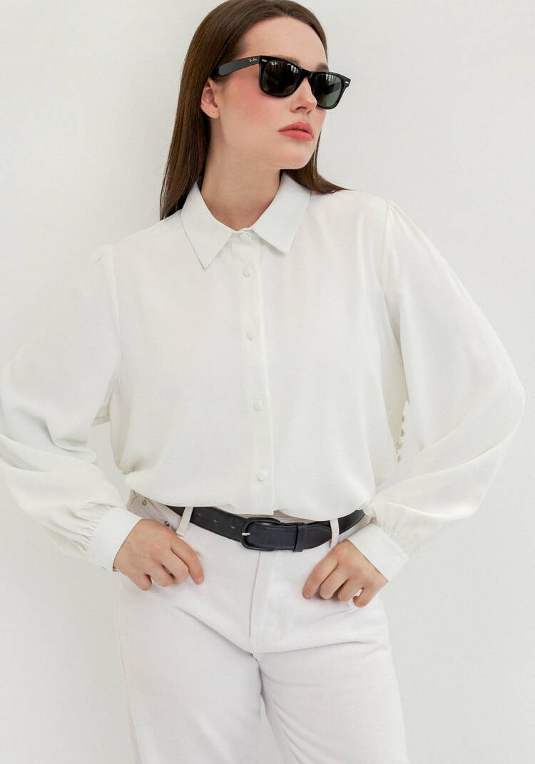 Блуза с разрезами шир.  750, рис. 9