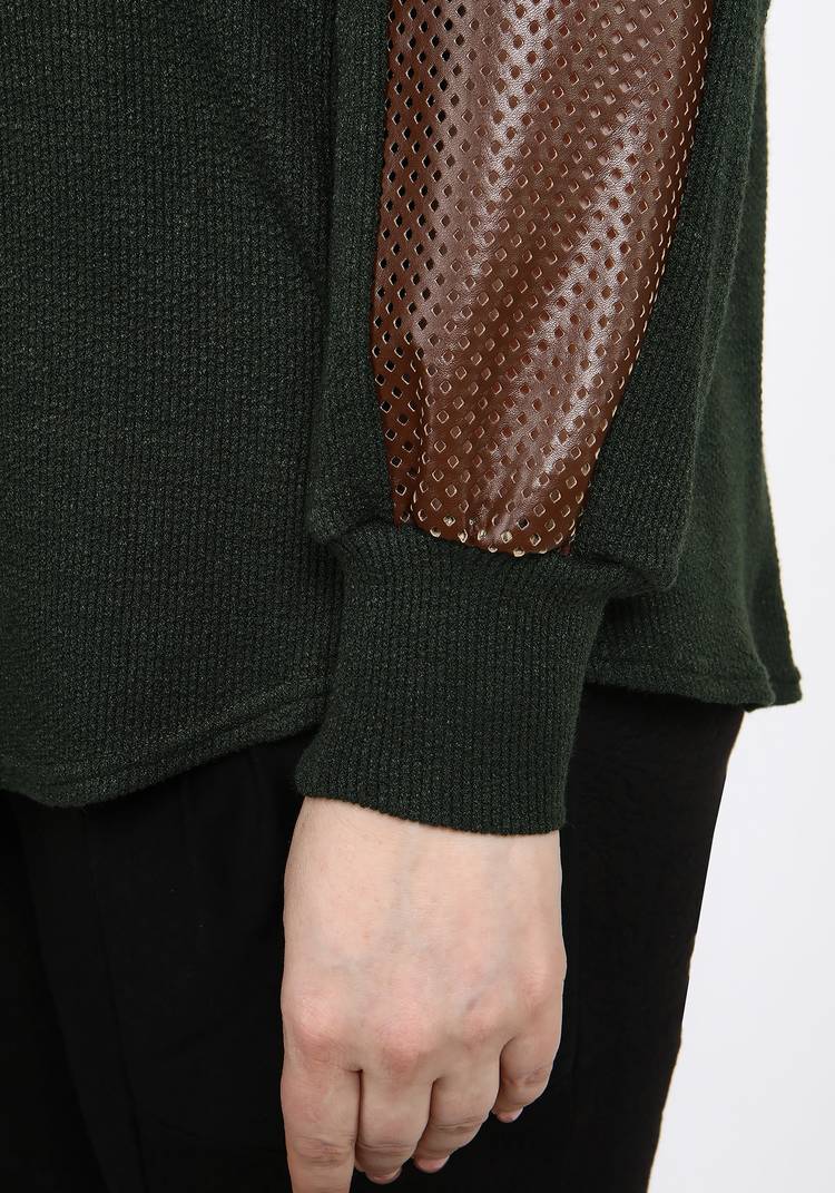 Джемпер с отложным воротом  на молнии шир.  750, рис. 8