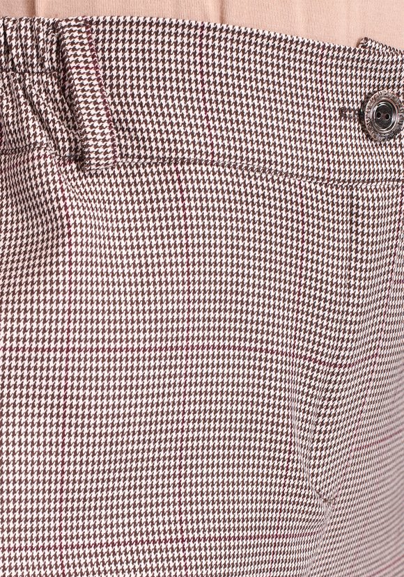 Брюки широкие с принтом пье-де-пуль шир.  580, рис. 4