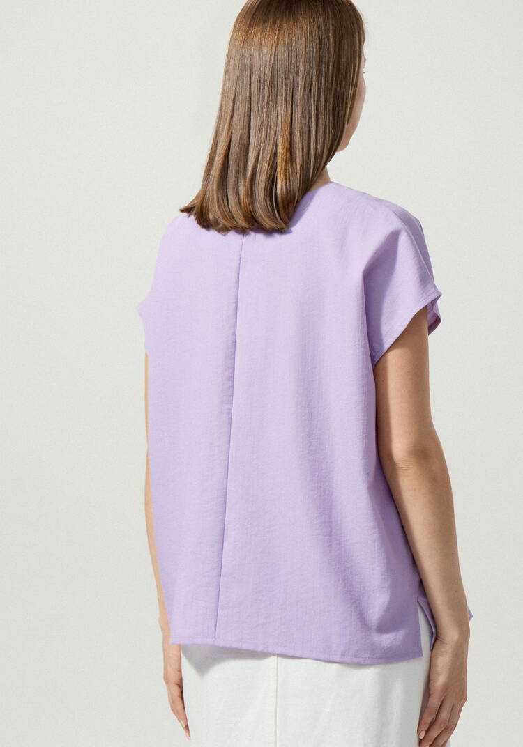 Топ с принтом свободного кроя шир.  750, рис. 3