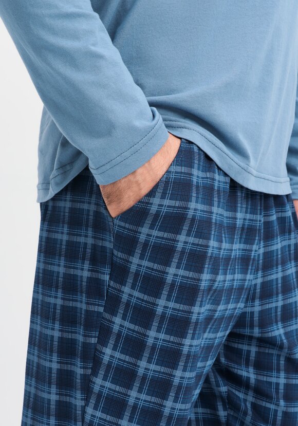 Костюм домашний с принтом на лонгсливе шир.  580, рис. 8