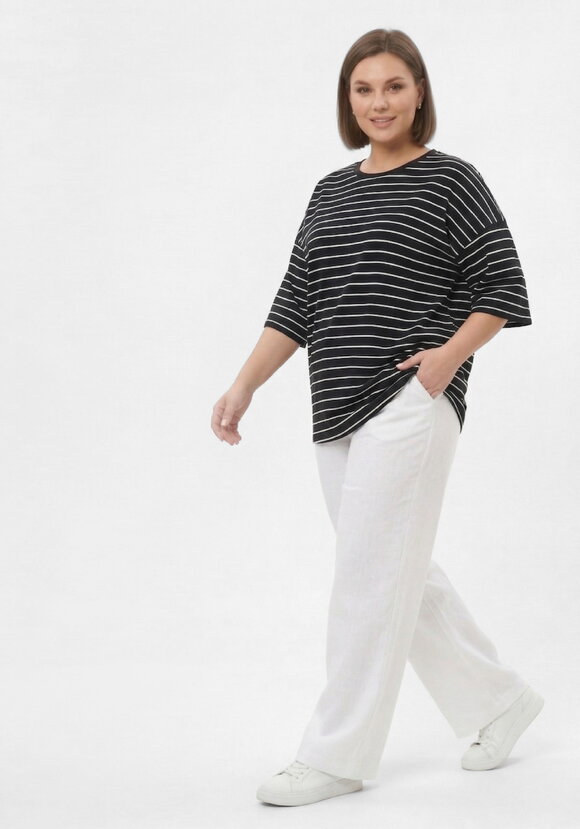 Футболка с опущенным плечом и строчкой шир.  580, рис. 6