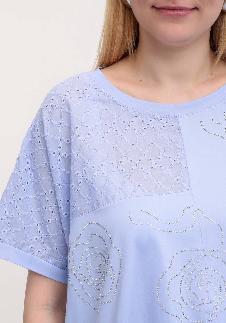 Футболка с рисунком из страз шир.  750, рис. 10