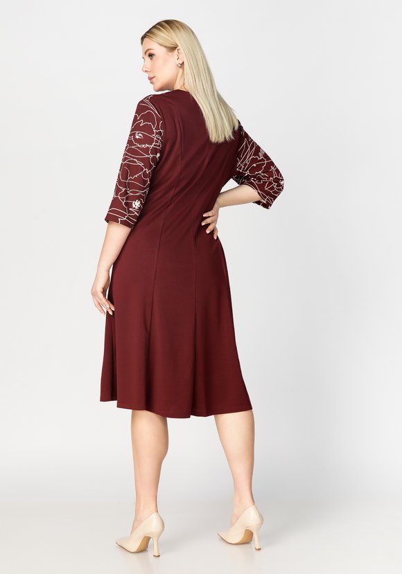 Платье с графическим рисунком шир.  580, рис. 2