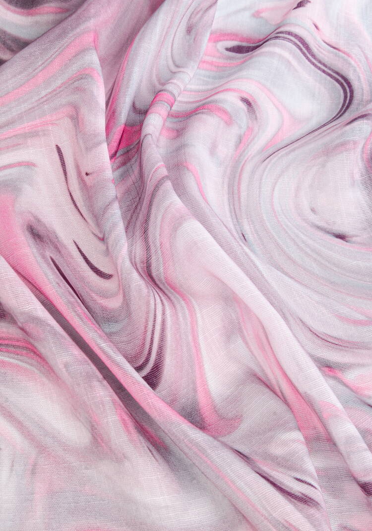 Палантин облегченный с принтом шир.  750, рис. 8