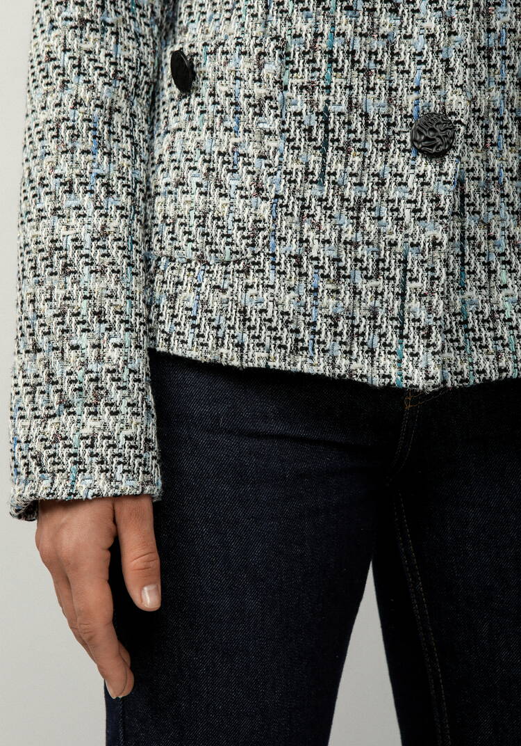 Пиджак с отложным воротником на подкладке шир.  750, рис. 23