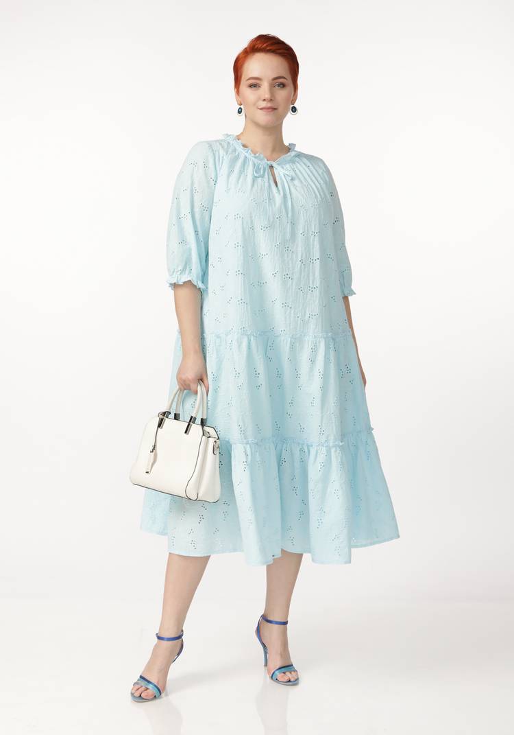 Платье ярусное свободного кроя шир.  750, рис. 14