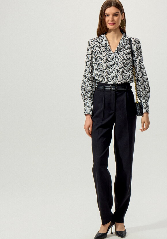 Блуза с английским воротником из шитья шир.  580, рис. 6