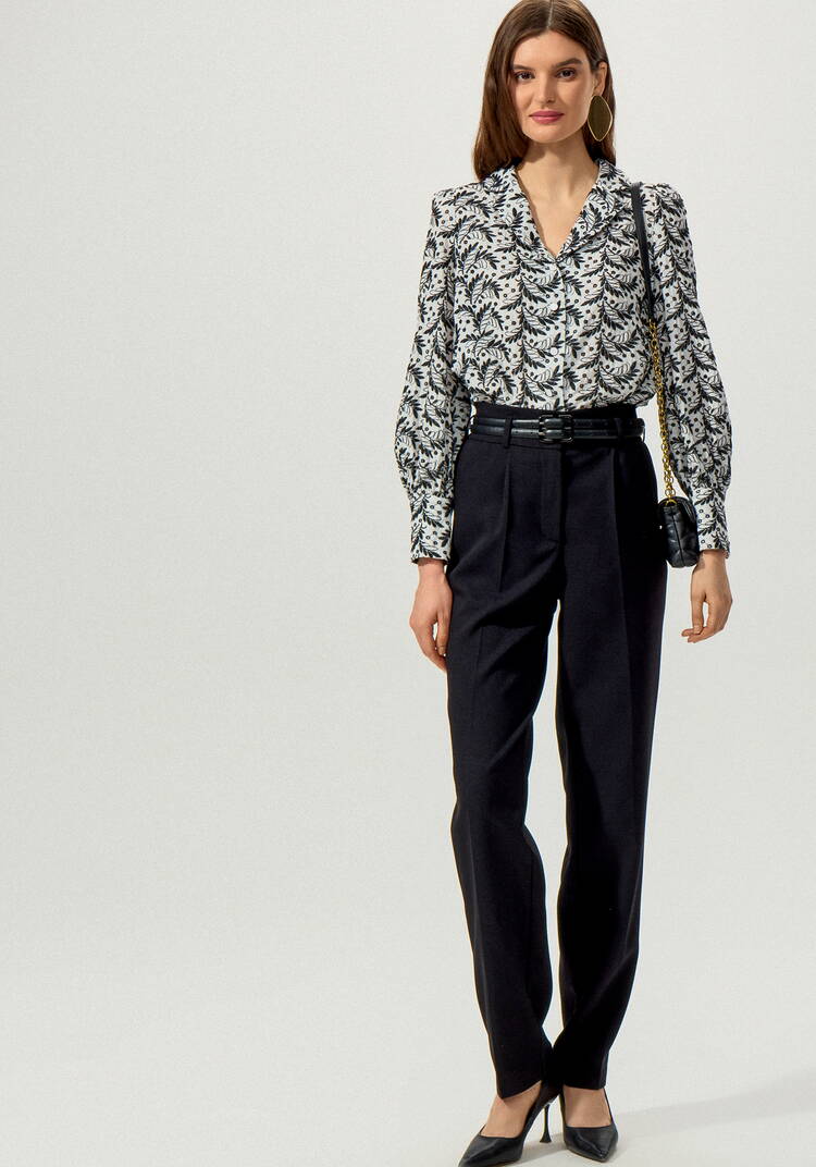 Блуза с английским воротником из шитья шир.  750, рис. 6