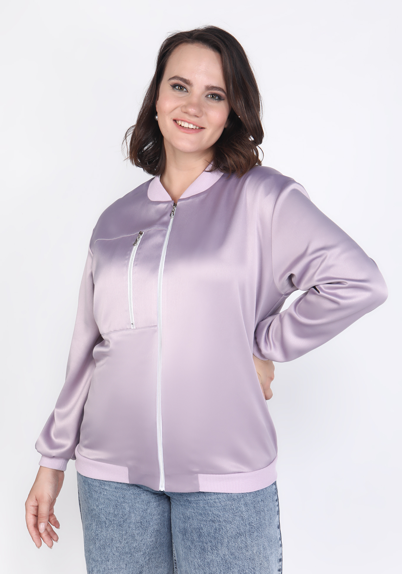 Бомбер на молнии "Елизавета"