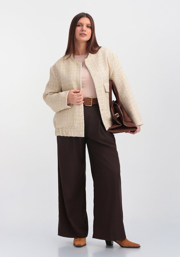 Твидовый бомбер шир.  580, рис. 2