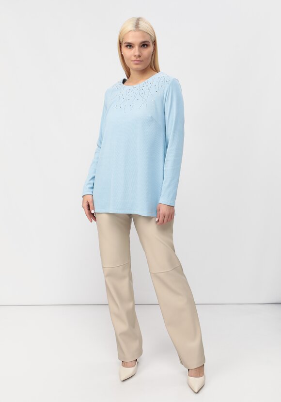 Туника c декором из страз шир.  580, рис. 8