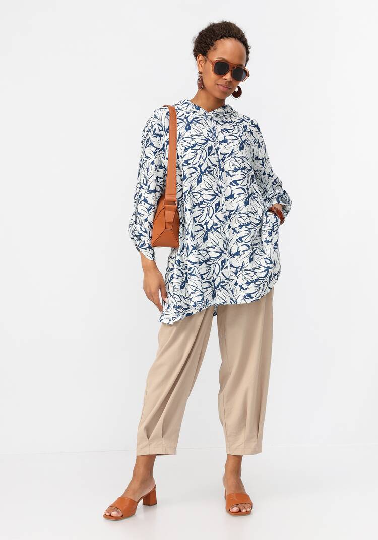 Туника А-силуэта свободного кроя шир.  750, рис. 10