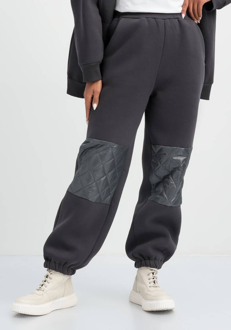 Брюки со вставками из стёганой ткани шир.  750, рис. 15